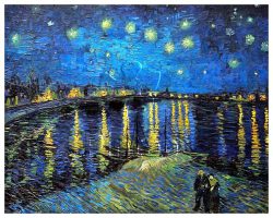 Vincent van Gogh : Starry Night Over the Rhone | Pintoo puzzles 500 pieces
