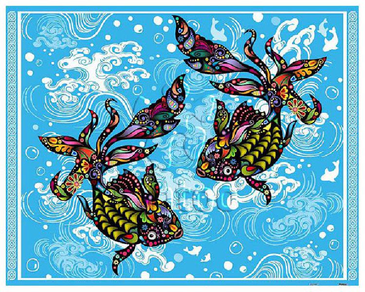 The Brilliant Goldfish | puzzles Pintoo 500 piezas