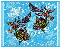 The Brilliant Goldfish | puzzles Pintoo 500 peces