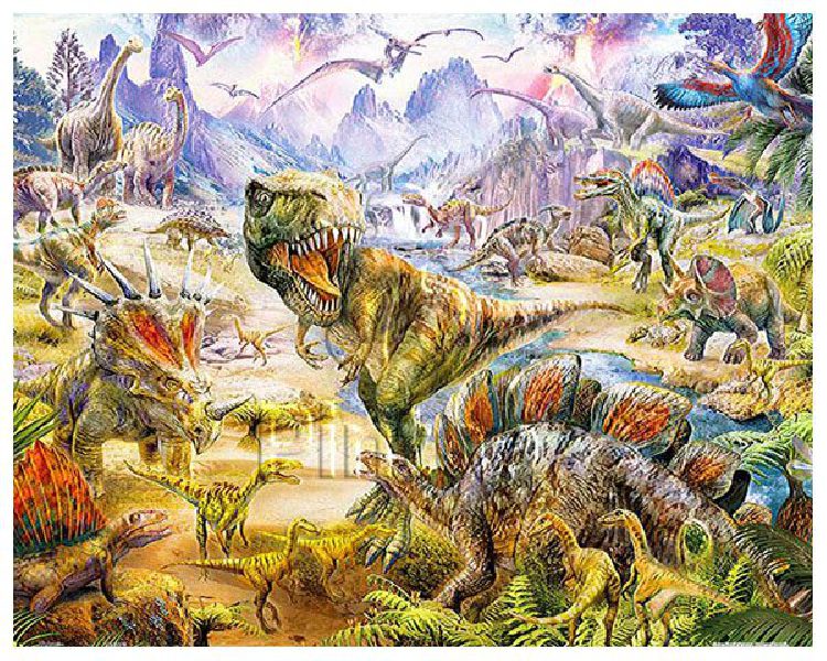Jan Patrik Krasny : Dinosaurs | puzzles Pintoo 500 piezas