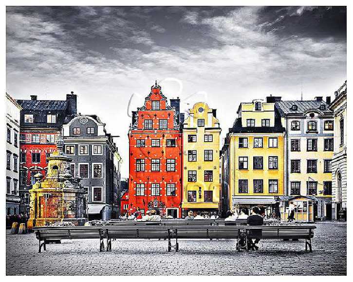 The Old Town of Stockholm | puzzles Pintoo 500 peces