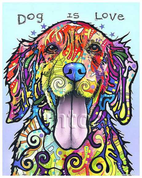 Dean Russo : Dog Is Love | puzzles Pintoo 500 piezas