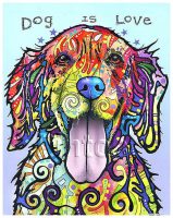 Dean Russo : Dog Is Love | puzzles Pintoo 500 peces