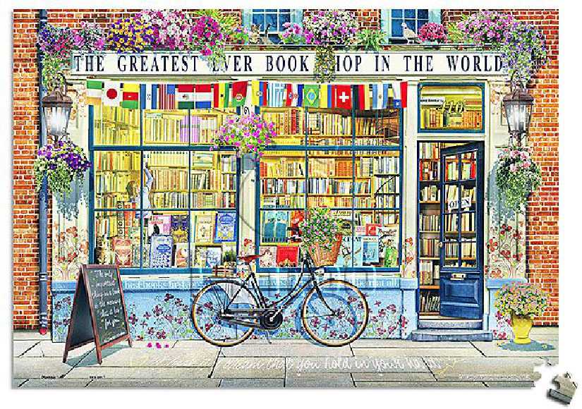 Garry Walton : Greatest Bookshop in World | puzzles Pintoo 368 pièces