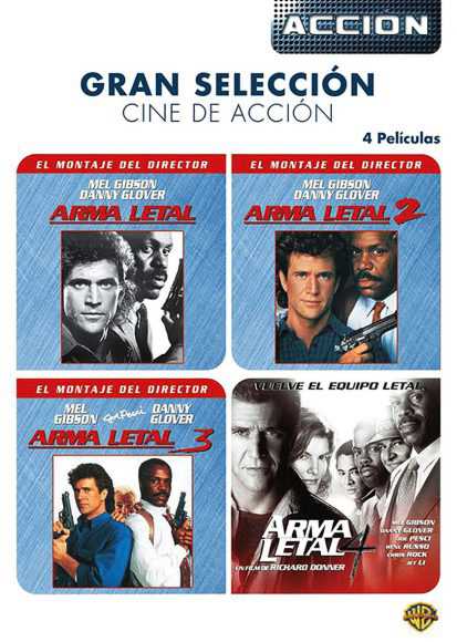Arma Letal (1-2-3-4) pack 4 DVD (DVD) | pel.lícula nova