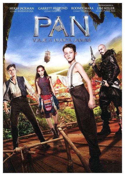 Pan, Viaje a Nunca Jamás (DVD) | película nueva