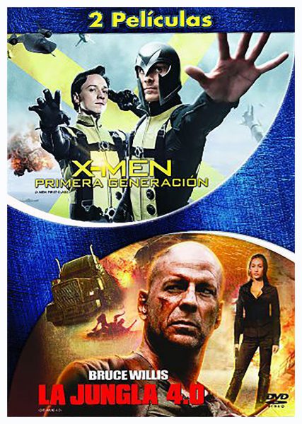 X-Men, Primera Generación / La Jungla 4.0 (DVD) | film neuf