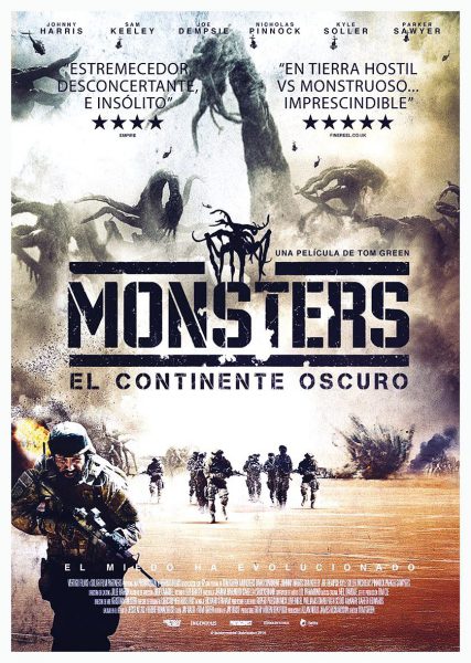Monsters, el continente oscuro (DVD) | película nueva