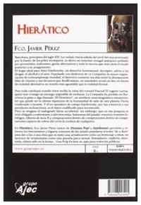 Hierático | Fco. Javier Pérez | book new | sale
