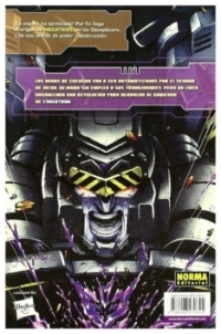 Transformers : el origen de Megatron | Eric Holmes / Alex Milne / Marcelo Matere | libro nuevo | de saldo