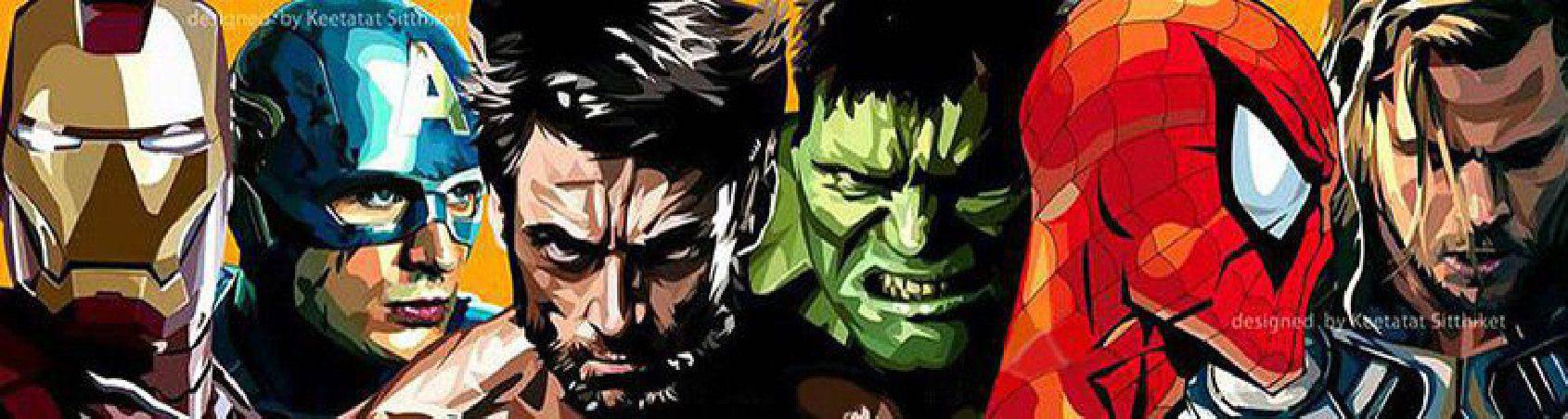 Vengeurs Marvel | images pour décorer style Pop-Art