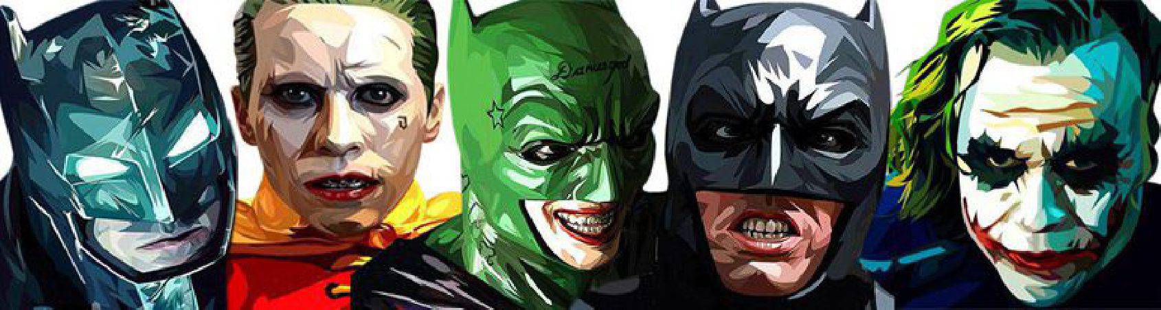 quadres estil PopArt-personatges DC comics: Batman & Joker-per comprar